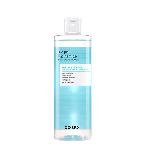 COSRX Low pH Niacinamide Micellar Cleansing Water Мицеллярная вода с ниацинамидом 400.0