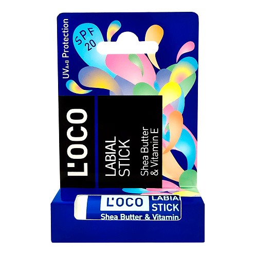 LOCO L`OCO Бальзам для губ Масло Ши и витамин Е 5.1