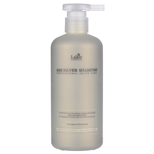 фото Lador шампунь для волос оттеночный ash silver shampoo 300.0