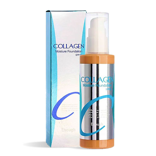 ENOUGH Солнцезащитный тональный крем для лица матовый Collagen