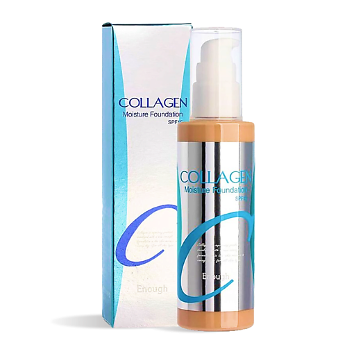 ENOUGH Солнцезащитный тональный крем для лица матовый Collagen
