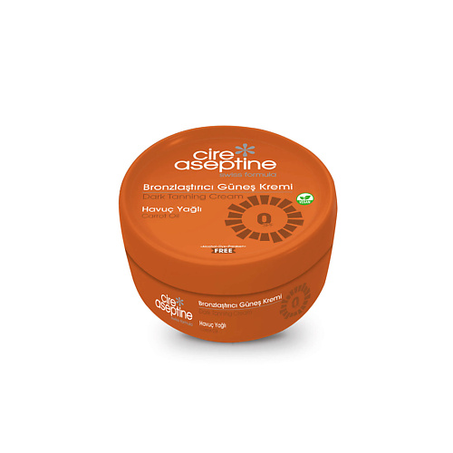 Крем для загара CIRE ASEPTINE Крем для загара 0 SPF с морковным маслом Dark Tanning Cream 0 SPF Carrot Oil