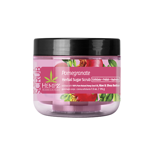 Скраб для тела HEMPZ Скраб сахарный для тела Гранат /Pomegranate  Sugar Scrub