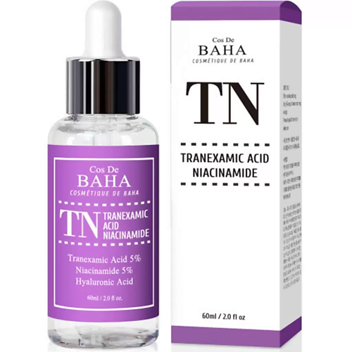 фото Cos de baha сыворотка для лица осветляющая tn tranexamic acid niacinamide serum 89.0