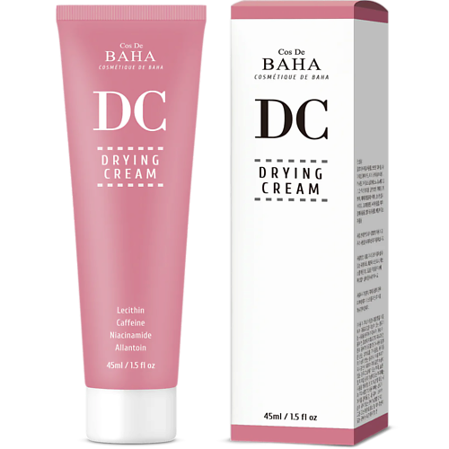 COS DE BAHA Крем для лица для жирной кожи ЛЕЦИТИН / НИАЦИНАМИД DC Drying Cream 65.0