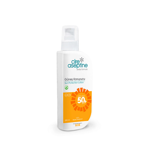 Солнцезащитный лосьон для тела CIRE ASEPTINE Лосьон солнцезащитный 50 SPF Sun Protection Lotion 50 SPF