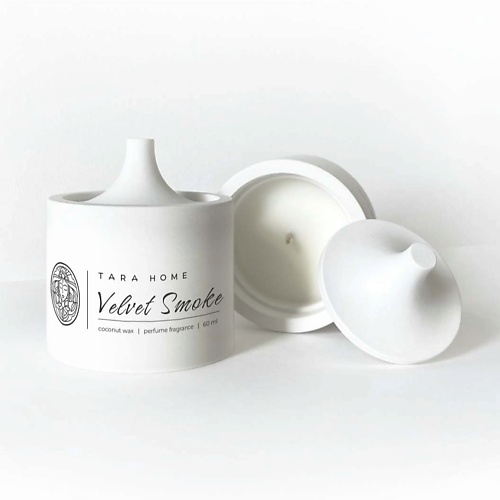 TARA HOME Ароматная свеча «Velvet Smoke | Бархатный дым» 60.0