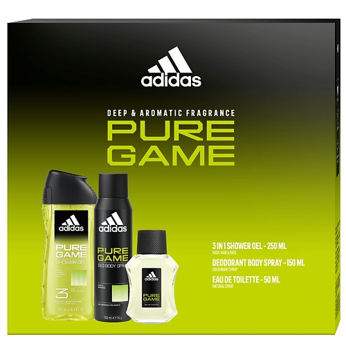 Набор парфюмерии ADIDAS Парфюмерный набор Pure Game