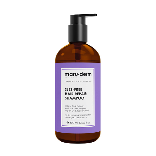 фото Maru·derm шампунь для волос sles-free hair repair shampoo 400.0