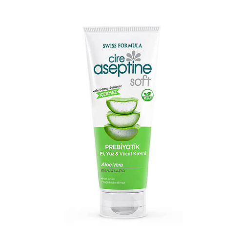 Крем для рук CIRE ASEPTINE Крем для рук с пребиотиком и Алое Вера Prebiotic Care Cream - Aloe Vera