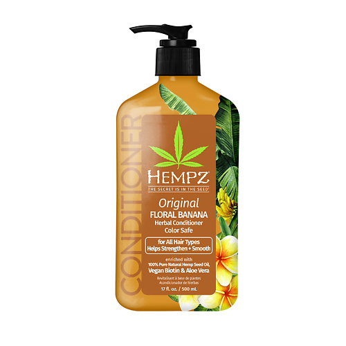 HEMPZ Кондиционер Оригинальный /Original Herbal Conditioner For Damaged & Color Treated Hair 500.0