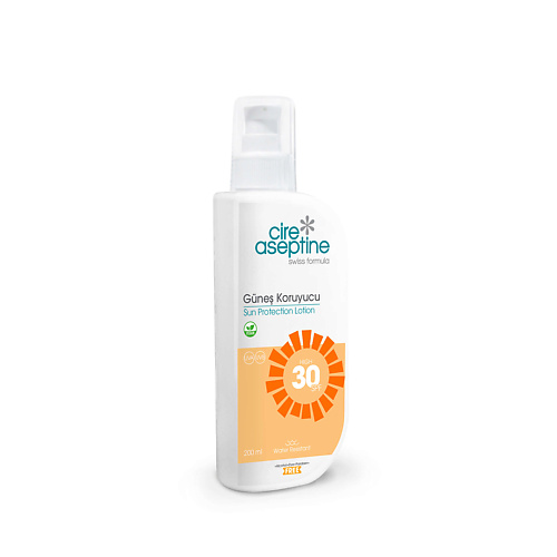 Солнцезащитный лосьон для тела CIRE ASEPTINE Лосьон солнцезащитный 30 SPF Sun Protection Lotion 30 SPF