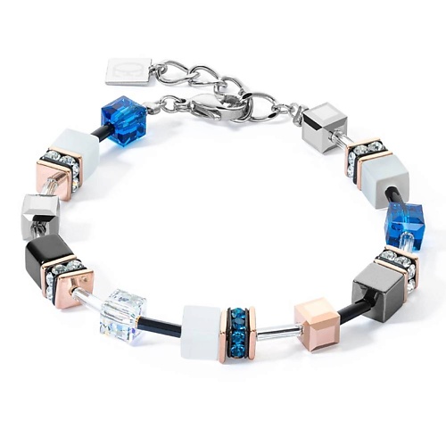 Серьги COEUR DE LION Браслет GeoCUBE Capri Blue