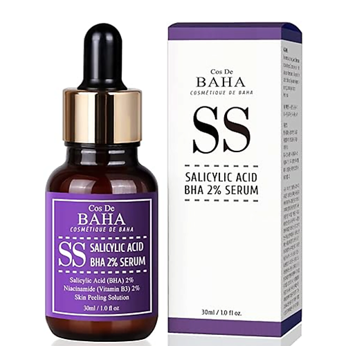 фото Cos de baha сыворотка для лица для проблемной кожи ss salicylic acid bha 2% serum 70.0