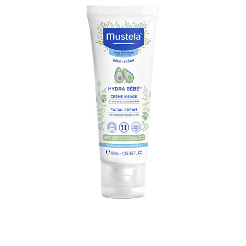 Крем для лица MUSTELA Увлажняющий крем для лица с экстрактом авокадо  Hydra Bebe Facial Cream