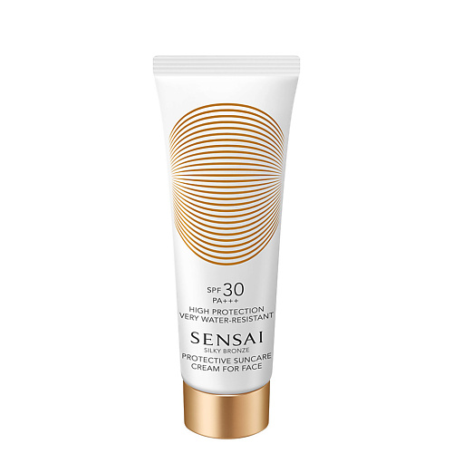 SENSAI Водостойкий солцезащитный крем для лица Silky Bronze Protective Cream SPF50 50.0