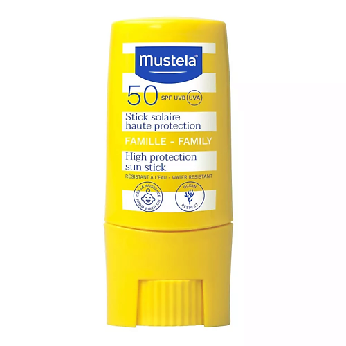 Солнцезащитный стик для лица MUSTELA Солнцезащитное средства в стике Sun Stick High Protection SPF50