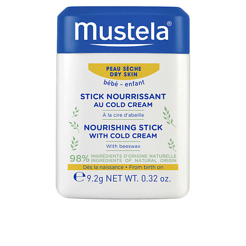 Бальзам для губ MUSTELA Stick Питательное защитное средство для губ и щек Nourishing Stick