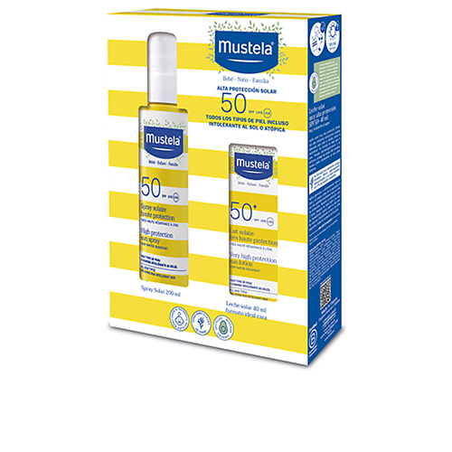 MUSTELA Набор Sun Protection SPF50 Солнцезащитный спрей Лосьон 4762₽