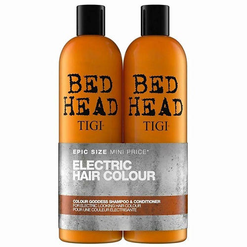 TIGI Шампунь и кондиционер для окрашенных волос Bed Head Colour Goddess Oil Infused