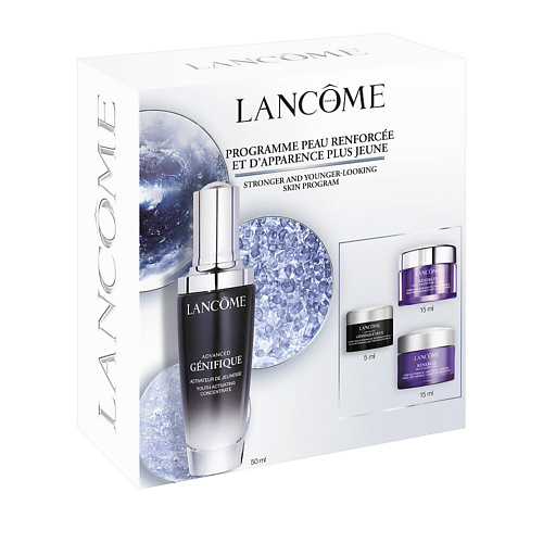 LANCOME Набор Genifique : Сыворотка+ Дневной крем + Ночной крем + Крем для глаз