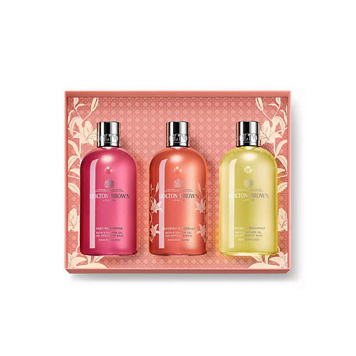 MOLTON BROWN Набор средств для душа Bathing Trio body care