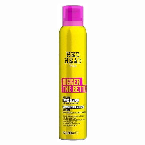 TIGI Шампунь-мусс для объема волос TIGI Bed Head BIGGER THE BETTER 200.0