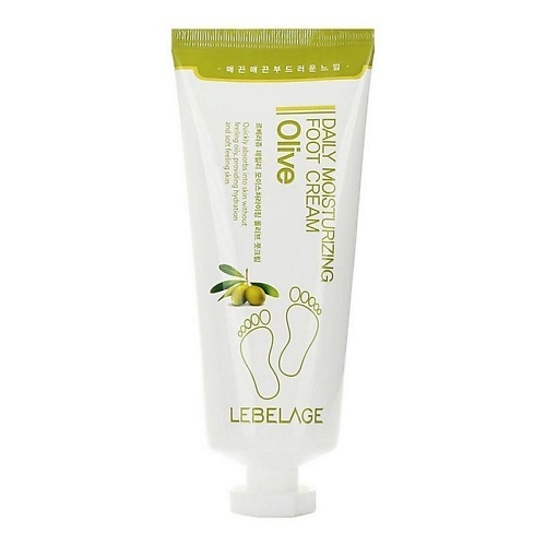 LEBELAGE Ежедневный крем для ног с экстрактом оливы DAILY MOISTURIZING OLIVE 100.0