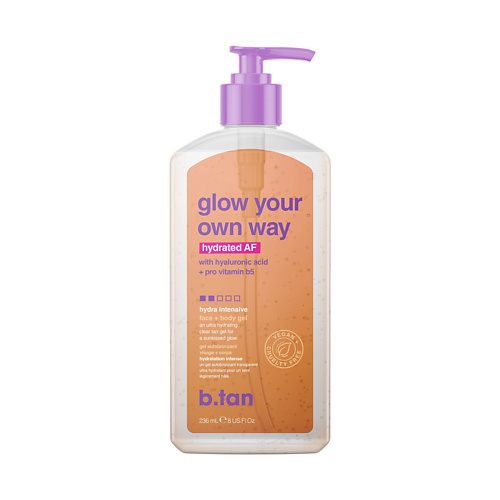 B.TAN Увлажняющий гель-автозагар для лица и тела glow your own way hydrated AF 236.0