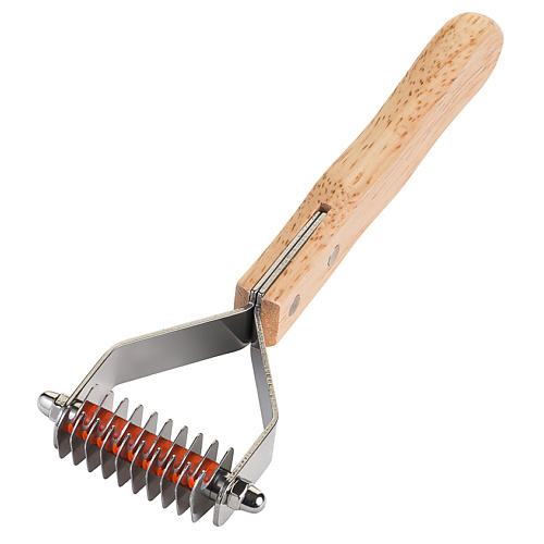 Щетка для шерсти TENBERG Стриппинг для кошек и собак Finesse 10 Wooden