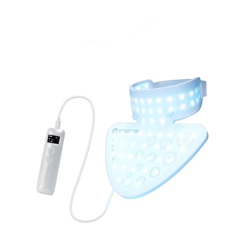 YAMAGUCHI Силиконовая маска для фотоомоложения шеи LED Light Neck Mask