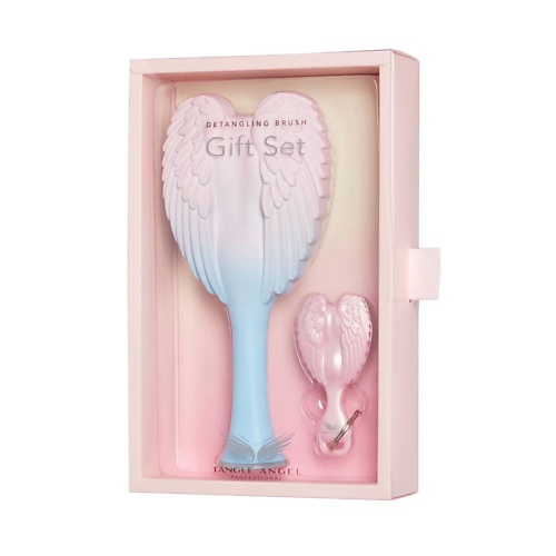 TANGLE ANGEL Набор: расчёска для распутывания и брелок TANGLE ANGEL Gift Set