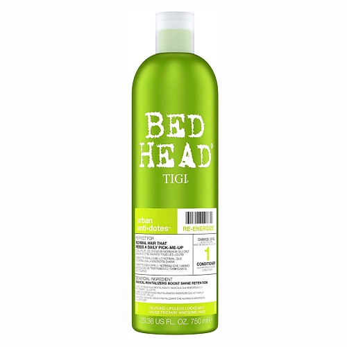 TIGI Кондиционер для нормальных волос Bed Head Urban Anti+dotes Re-Energize уровень 1 750.0