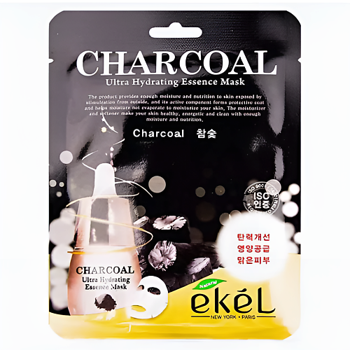 EKEL Ekel Ultra Hydrating Essence Mask Charcoal Тканевая маска с экстрактом древесного угля 25.0