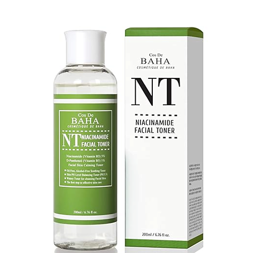 COS DE BAHA Тонер для лица для проблемной кожи НИАЦИНАМИД NT Niacinamide Toner 250.0