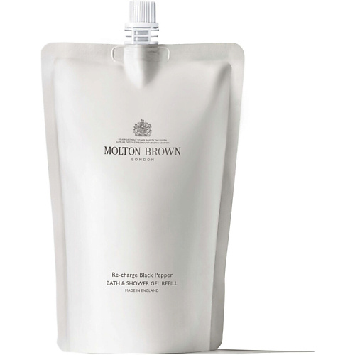 MOLTON BROWN Средство для душа и ванной Re-Charge Black Pepper сменный блок 400.0