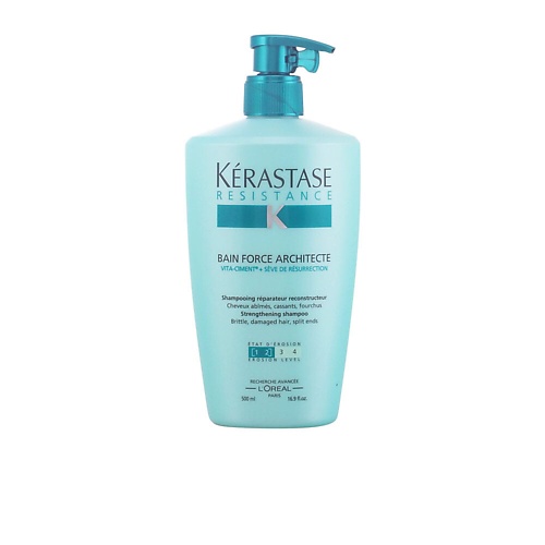 KERASTASE Resistance Straight Укрепляющий шампунь для ломких и поврежденных волос 500.0