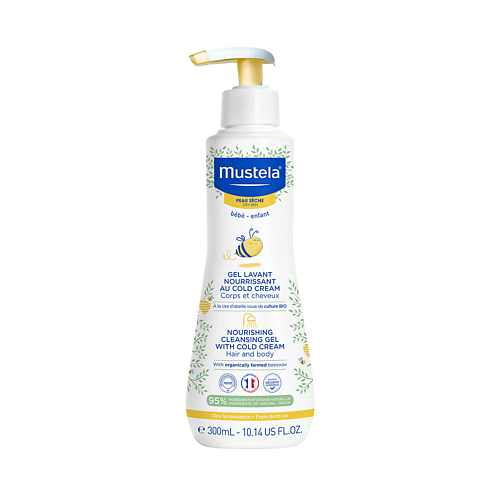 MUSTELA Питательный гель для купания Nourishing Clean sing Gel with Cold Cream 300.0