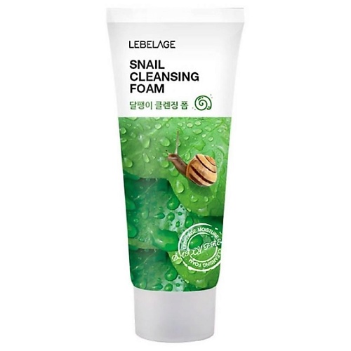 Пенка для снятия макияжа LEBELAGE Пенка с муцином улитки  CLEANSING FOAM SNAIL