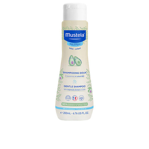 Шампунь для волос MUSTELA Нежный детский шампунь с экстрактом авокадо  Bebe Gentle Shampoo