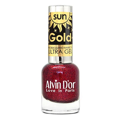 ALVIN D’OR Лак для ногтей SUN GOLD, 01 Солнечная роза