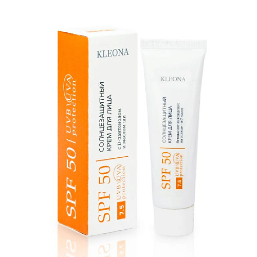 KLEONA Солнцезащитный крем для лица SPF 50 30.0