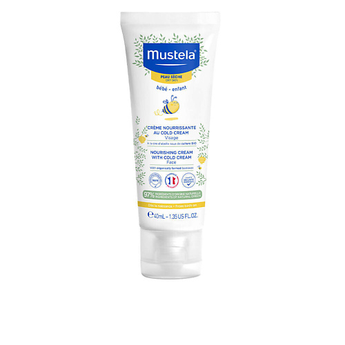 Крем для лица MUSTELA Питательный защитный крем для сухой детской кожи  Nourishing Cream with Cold Cream