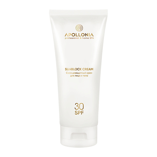 Солнцезащитный крем для лица и тела APOLLONIA SUNBLOCK CREAM Солнцезащитный крем для лица и тела SPF 30