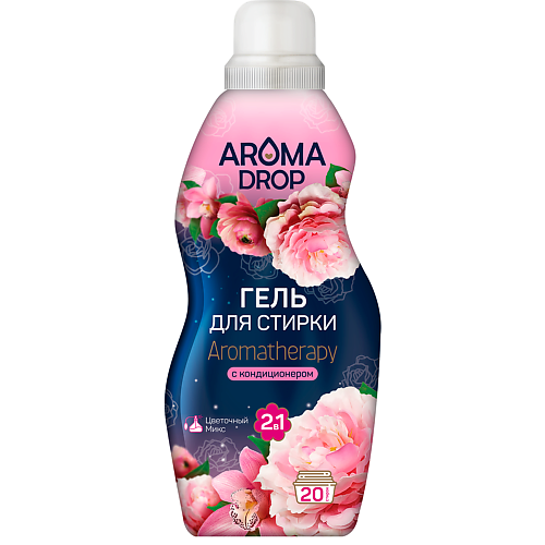 Гель для стирки AROMA DROP Гель для стирки 2 в 1 Aromatherapy Цветочный микс