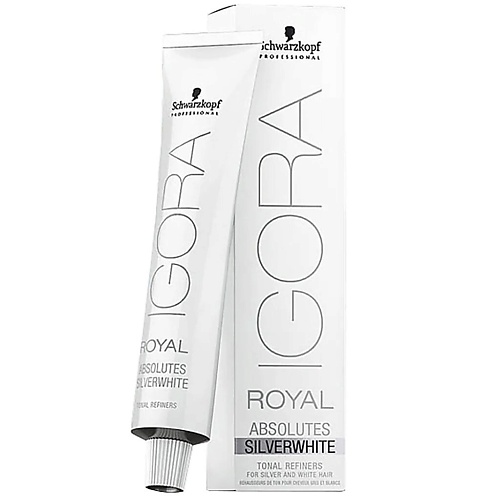 Краска для волос IGORA Профессиональная краска для седых волос Royal Silver Whites