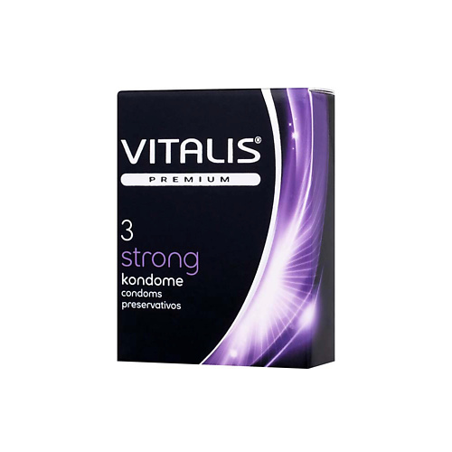 VITALIS Презервативы PREMIUM Strong, СВерхрочные 3.0