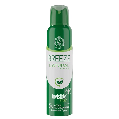 Дезодорант-спрей BREEZE Дезодорант для тела в аэрозольной упаковке Natural ESSENCE