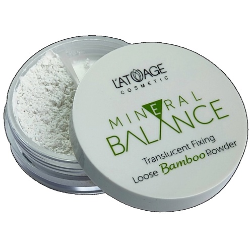 Пудра для лица L'ATUAGE COSMETIC Пудра минеральная Mineral Balance рассыпчатая бамбуковая