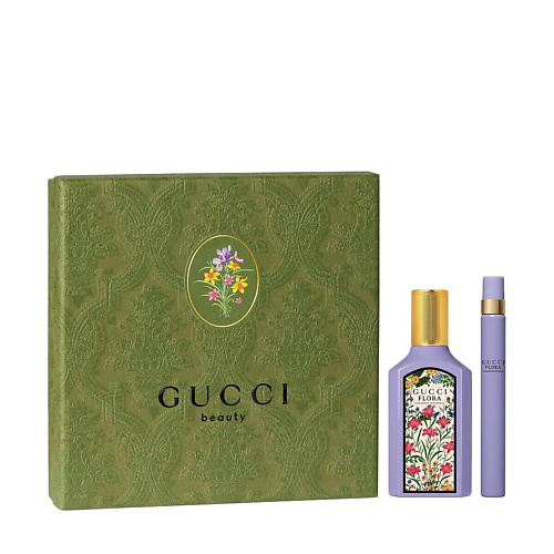 Набор парфюмерии GUCCI Набор Flora Gorgeous Magnolia: Парфюмерная вода + Парфюмерная вода в дорожном формате